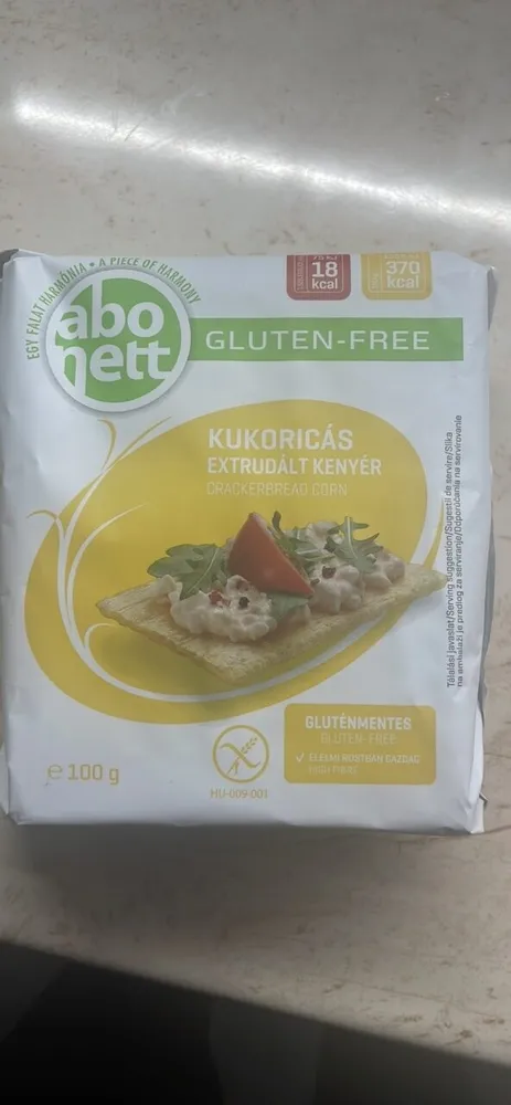 KUKORICÁS EXTRUDÁLT KENYÉR