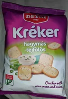 Kréker hagymás-tejfölös
