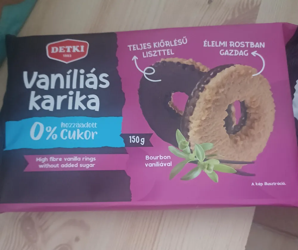 Vaníliás karika 0% hozzáadott cukor