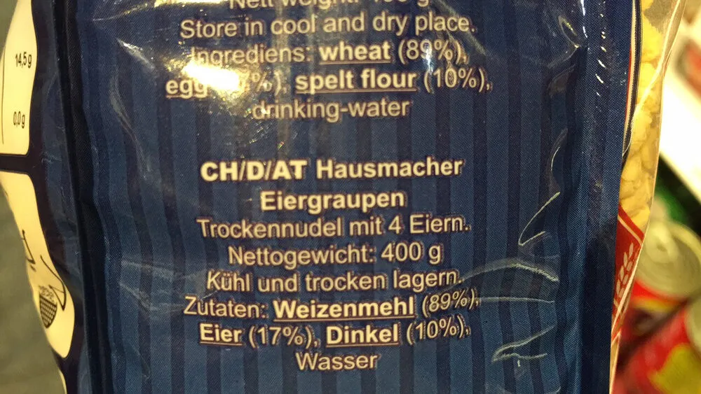 Hausmacher Eiergraupen