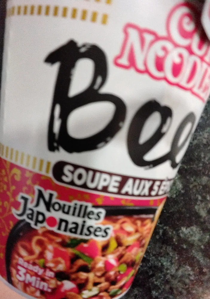 Coup Noodles Beef