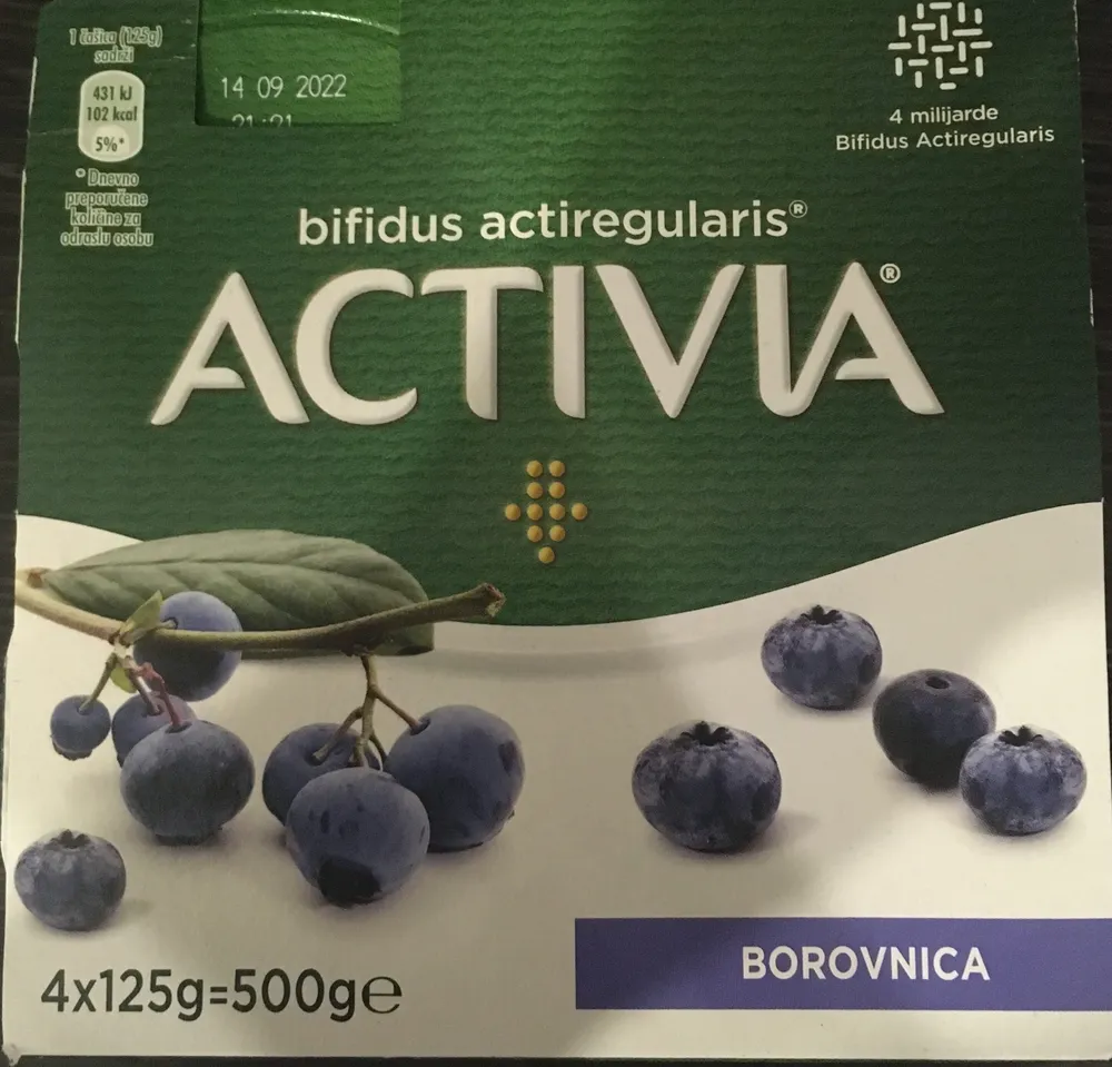 activia borovnica