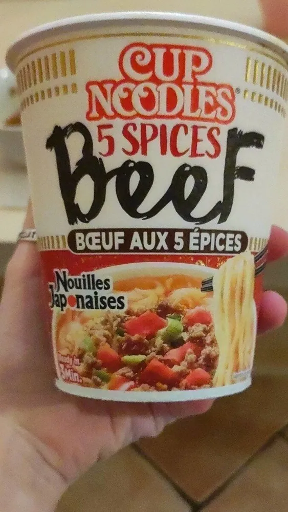 Nouilles au bœuf et aux 5 epices