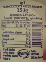 Egri natúr joghurt