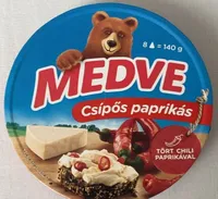 Medve csípős paprikás kenhető, félzsíros ömlesztett sajt