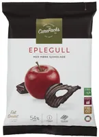 Dark chocolate coated apple crisps