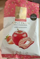 Apple Crisps with strawberry