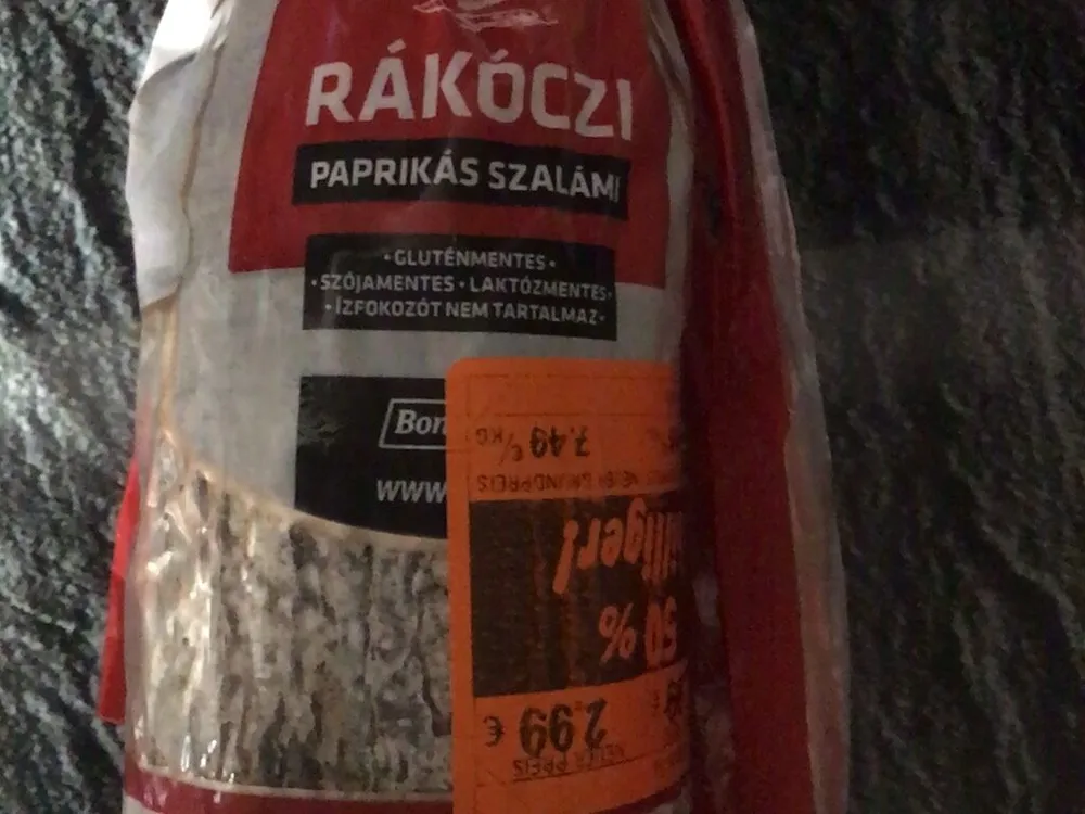 Pick Rákóczi paprikás szalámi füstölt.