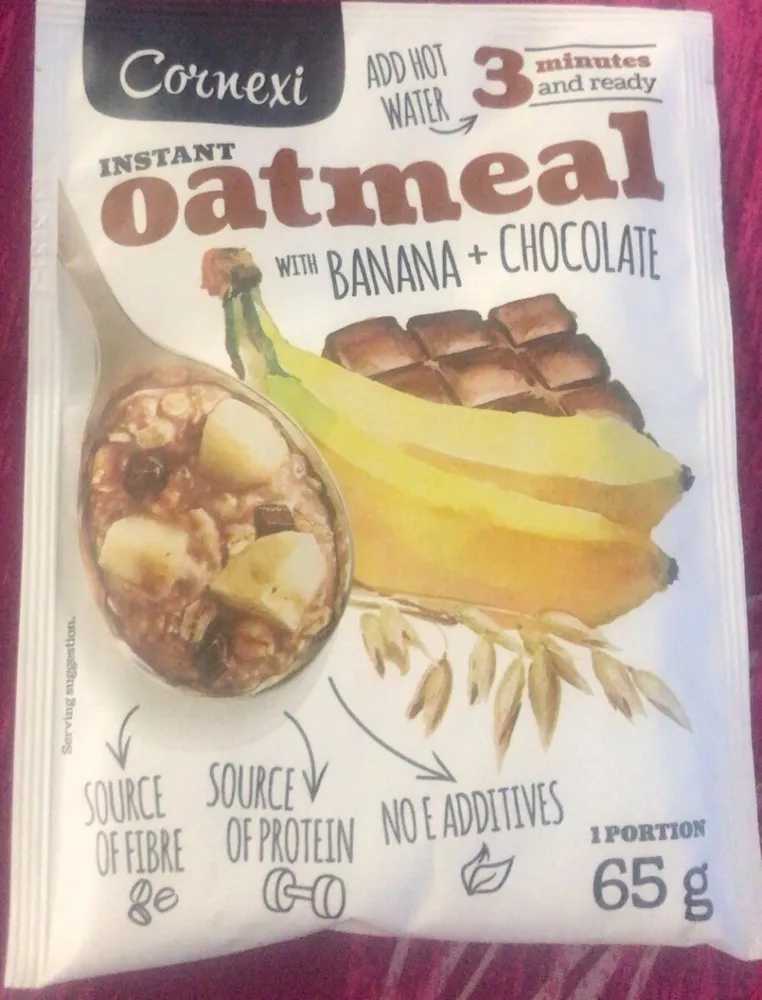 Oat meal banana chocolat