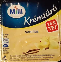 Milli krémtúró vaníliás