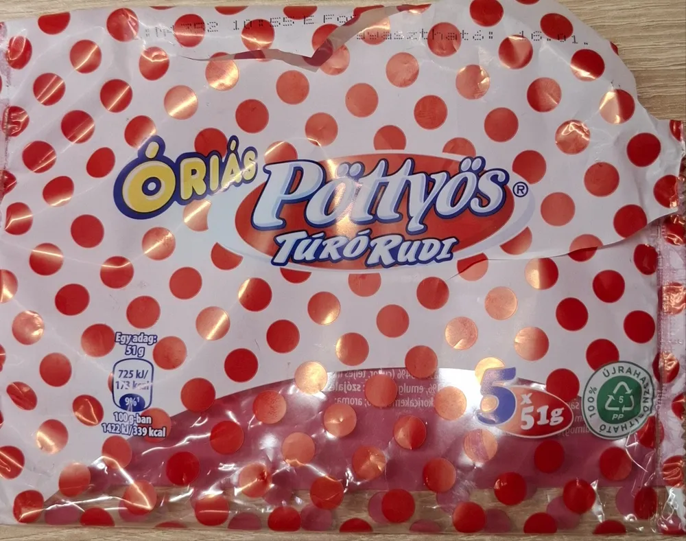 Óriás Pöttyös Túró Rudi
