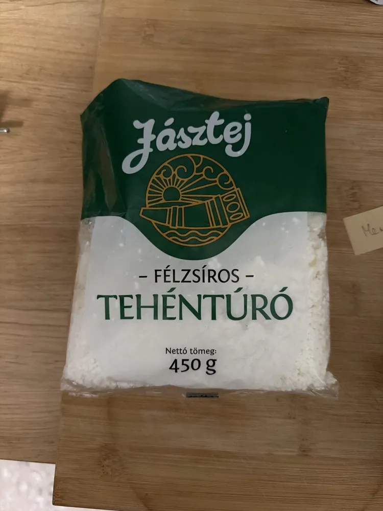 Félzsíros tehéntúró