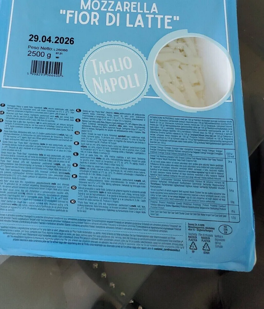 Mozzarella fior di latte