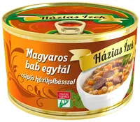 Magyaros bab egytál csípős házikolbásszal