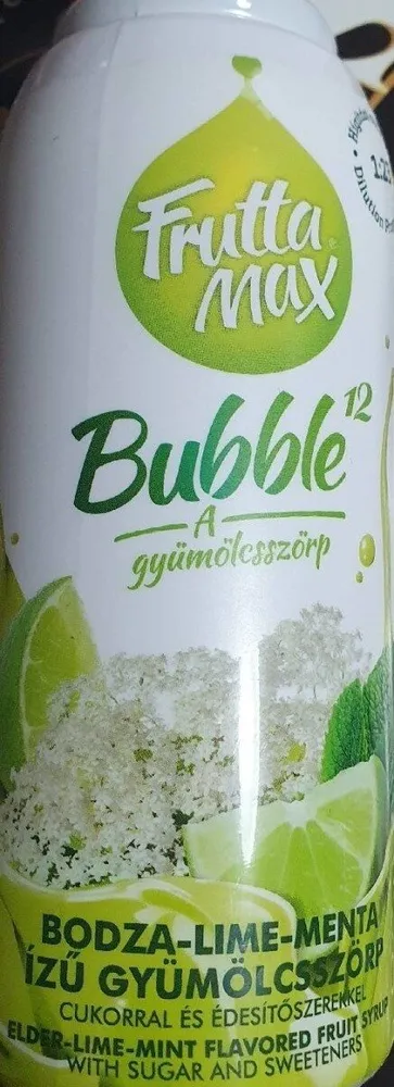 Bodza-Lime-Menta ízű gyűmölcsszörp