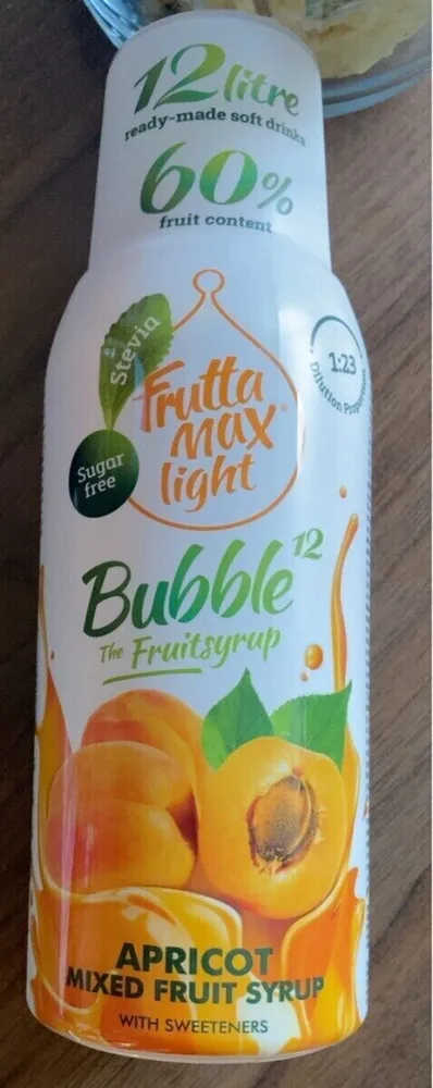 Apricot mixed fruit syrip