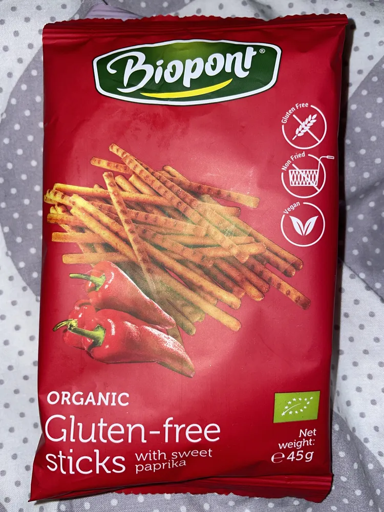 Bio Gluténmentes sóspálcika, paprikás