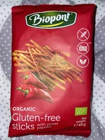 Bio Gluténmentes sóspálcika, paprikás