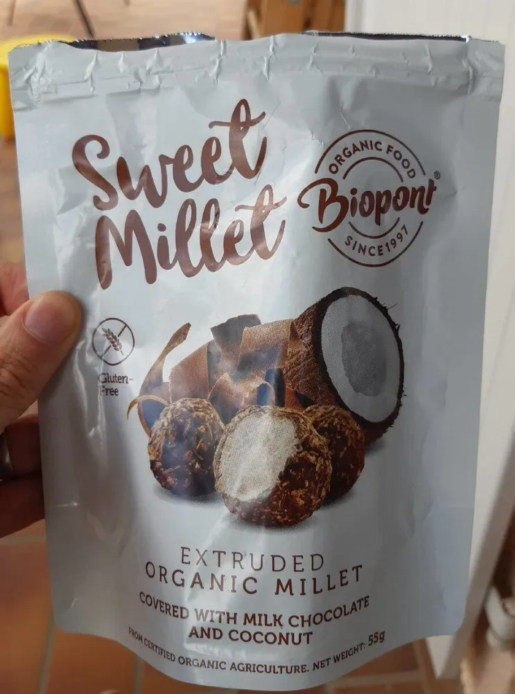 Sweet Millet - milk chocolate and coconut
