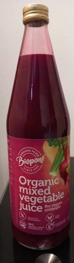 Organic mixed vegetable Juice