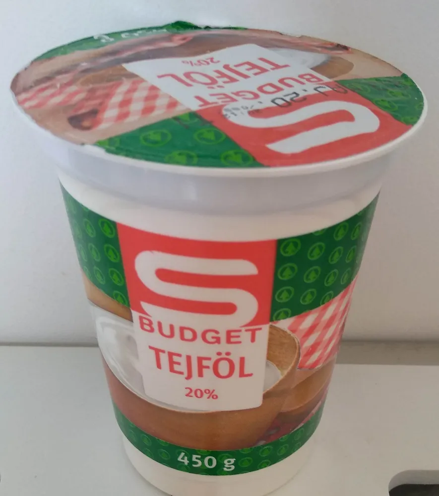 S-Budget Tejföl 20%