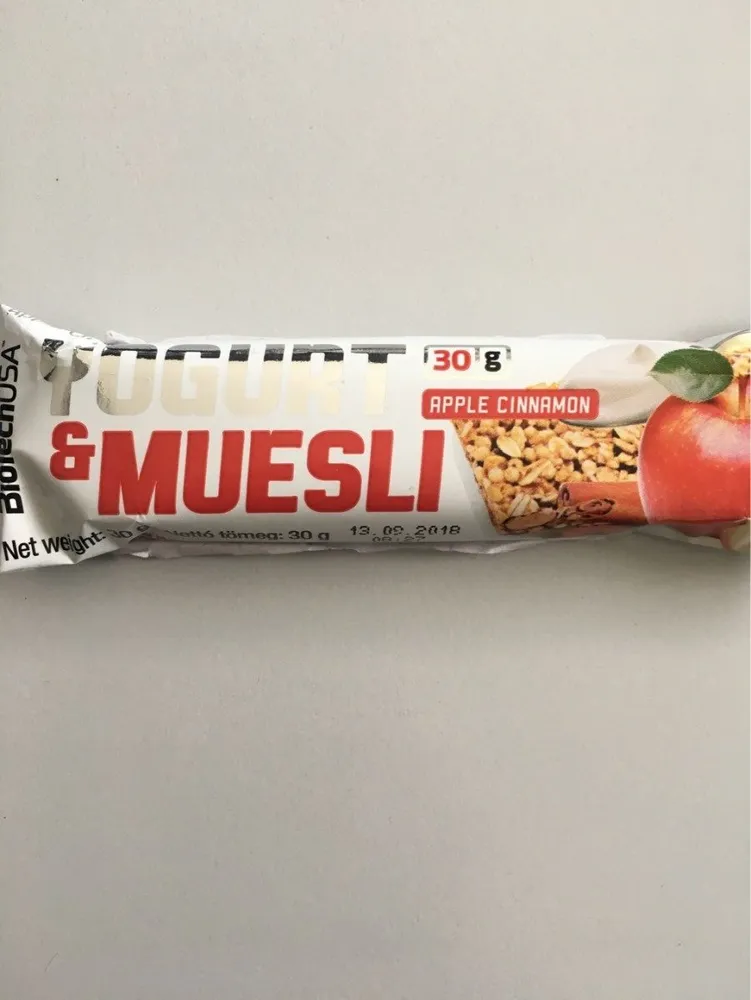 Yogurt & Muesli Bar 30 g Pomme-cannelle