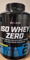 Iso whey zero protein drink powder with sweeteners