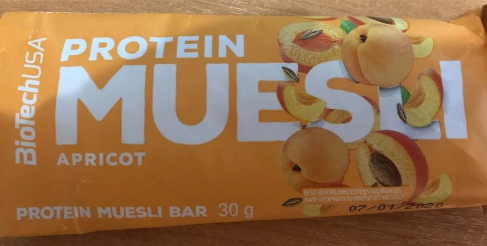 barre muesli abricot