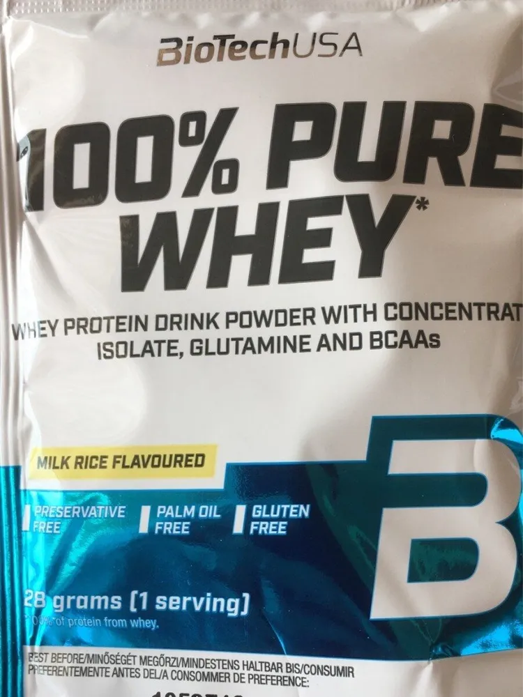 100% pure whey