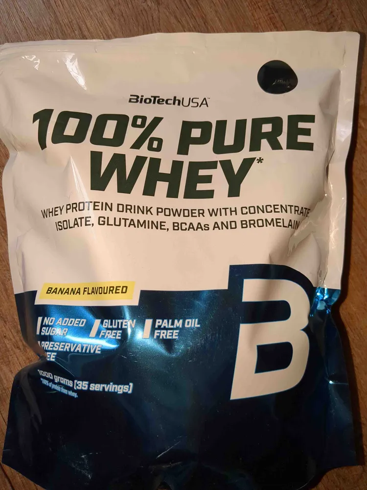 100% Pure Whey Banana Flavoured