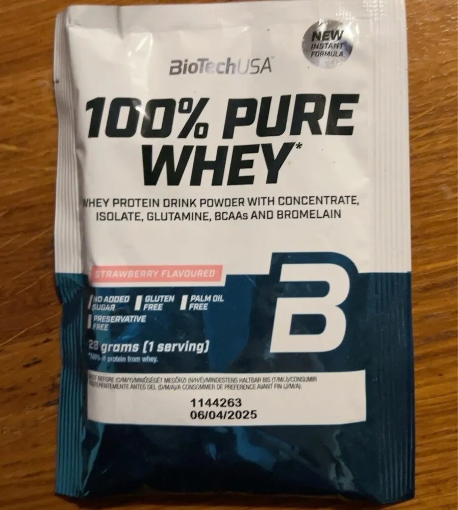 100% pure whey