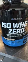 ISO WHEY Cookies and cream ZERO PREMIUM WHEY PROTEIN ISOLATE WITH L-GLUTAMINE AND BCAAS