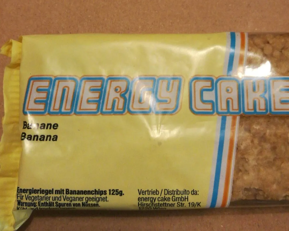 Energy cake banane