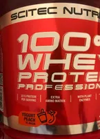 100% whey pro yaourt pêche