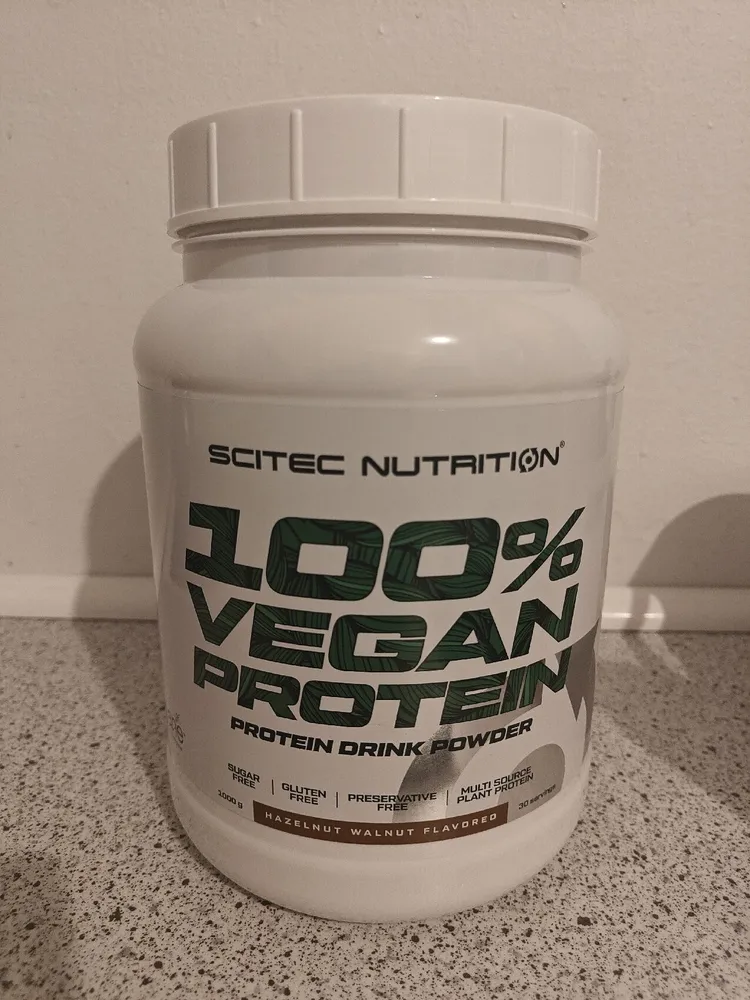 100% vegan protein hazelnut walnut