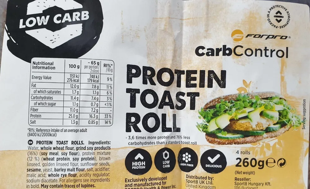 Protein Toast Roll