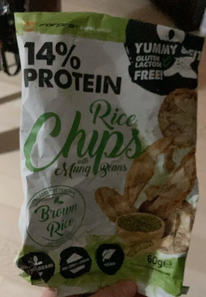 rice chips with mung beans