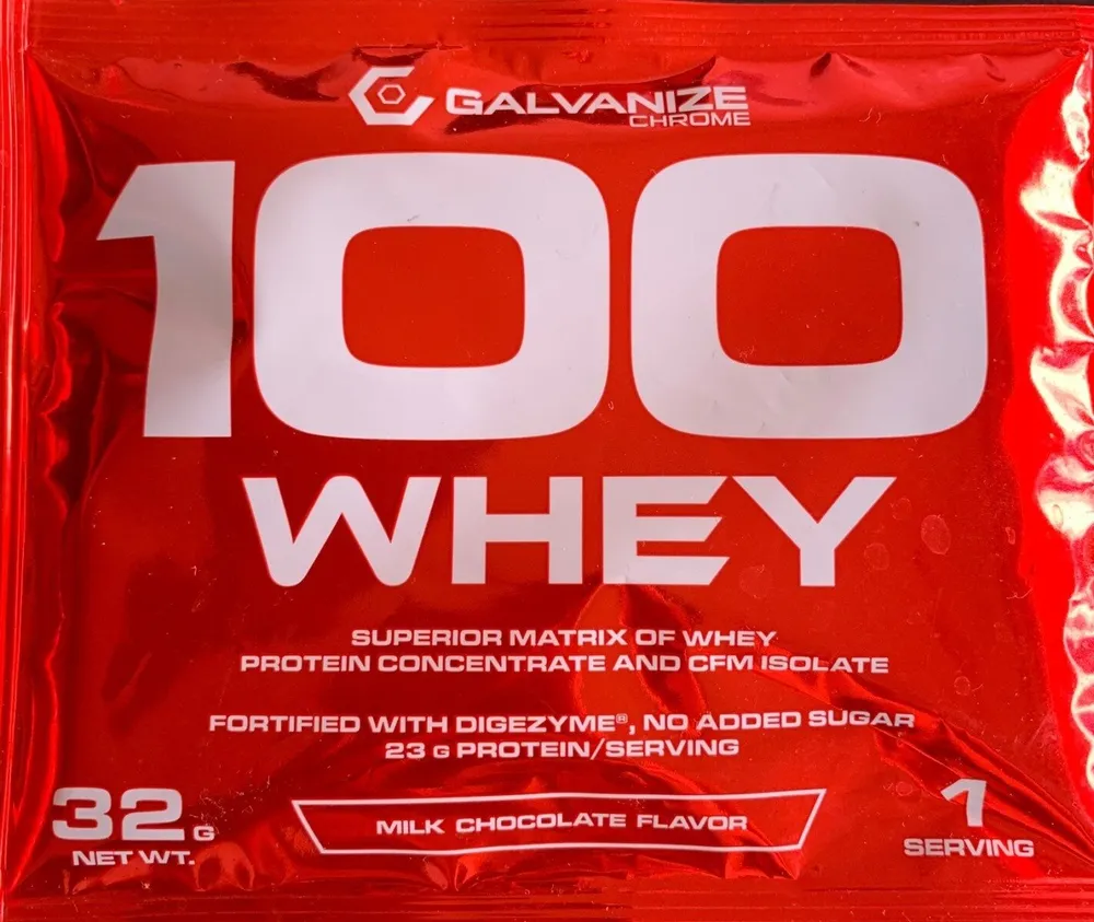 Galvanize chrome 100 whey protein concentrate