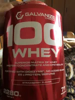 100 Whey Strawberry Flavor