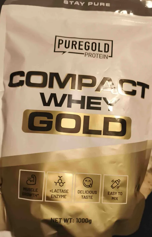 Compact whey gold ice coffee latte