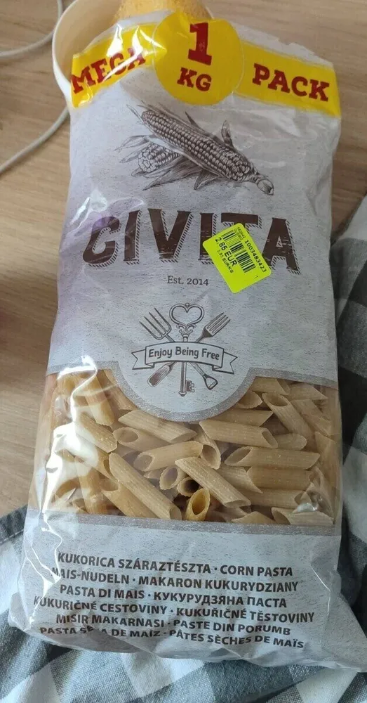 Penne sans gluten