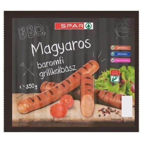 Magyaros baromfi grillkolbász