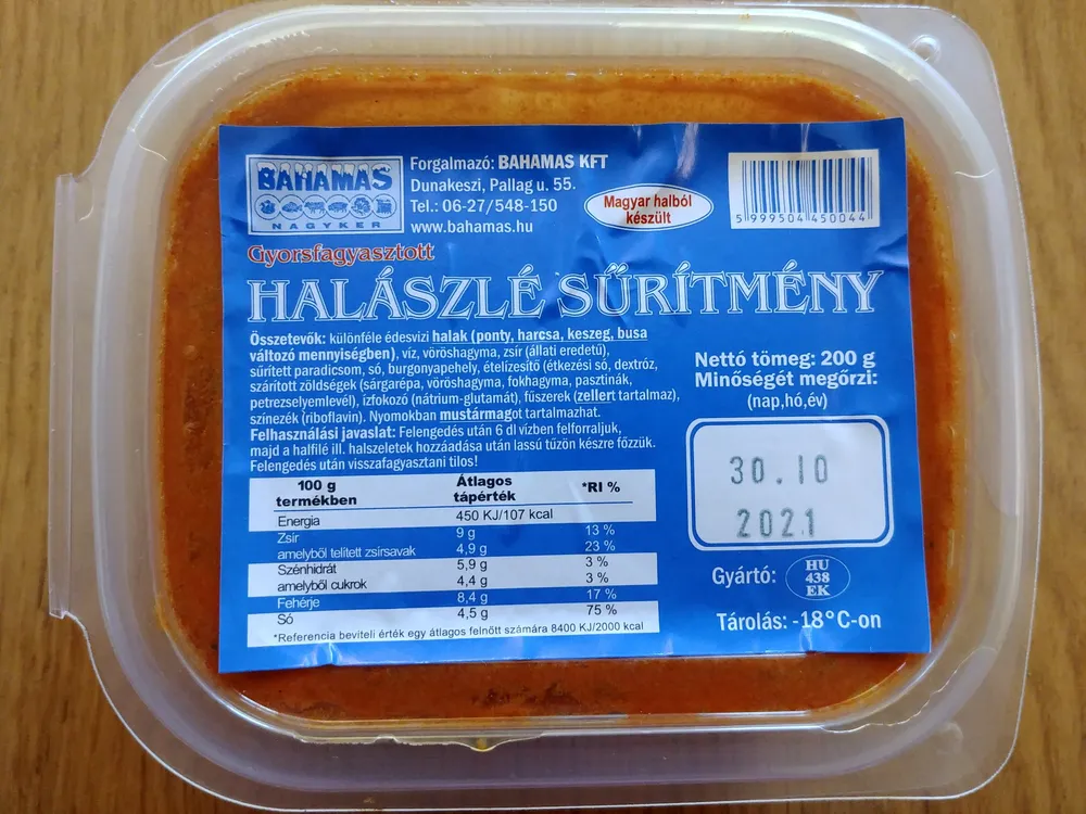 Halászlé sűrítmény