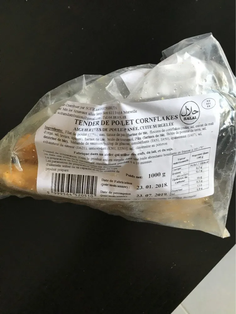 Tender de poulet cornflakes