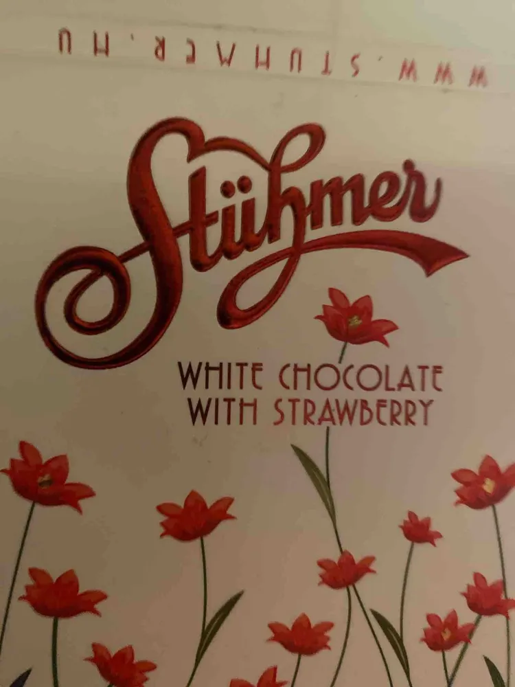 White Chocolate With Strawberry