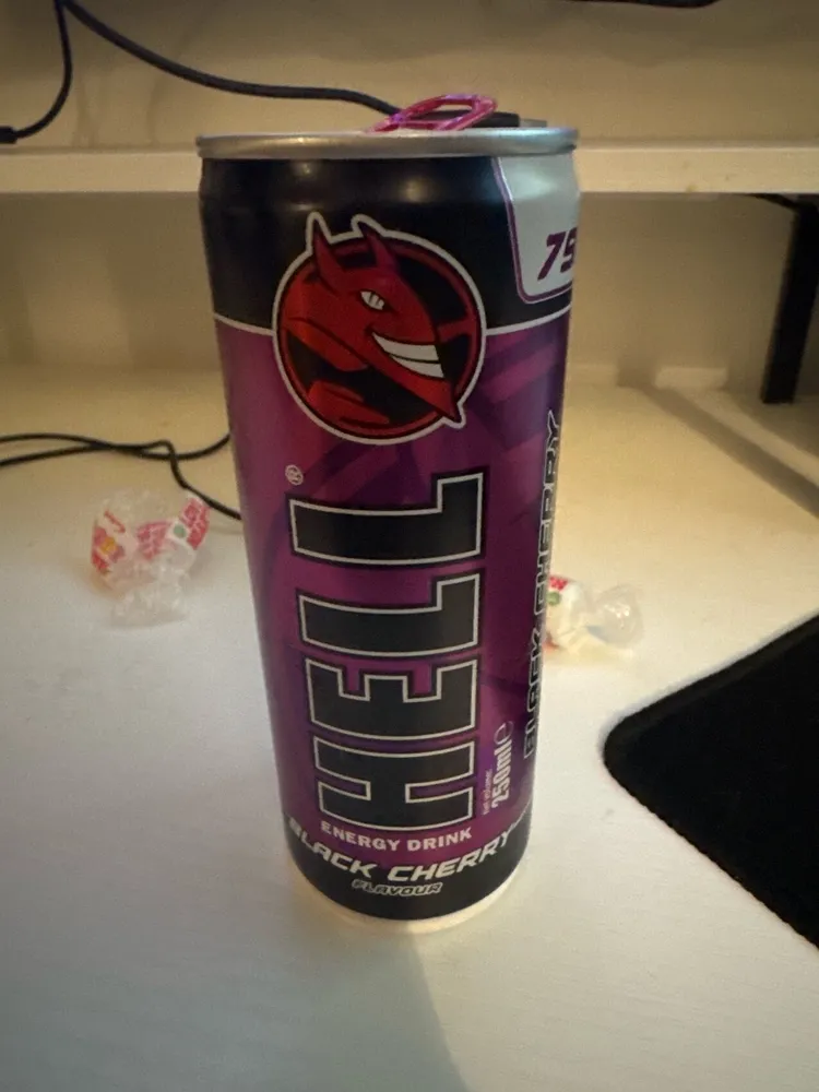 HELL Black Cherry Energy Drink