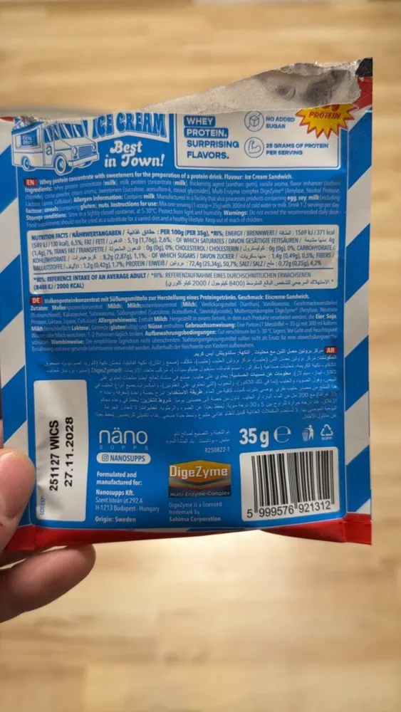 Ice Cream Whey Protein