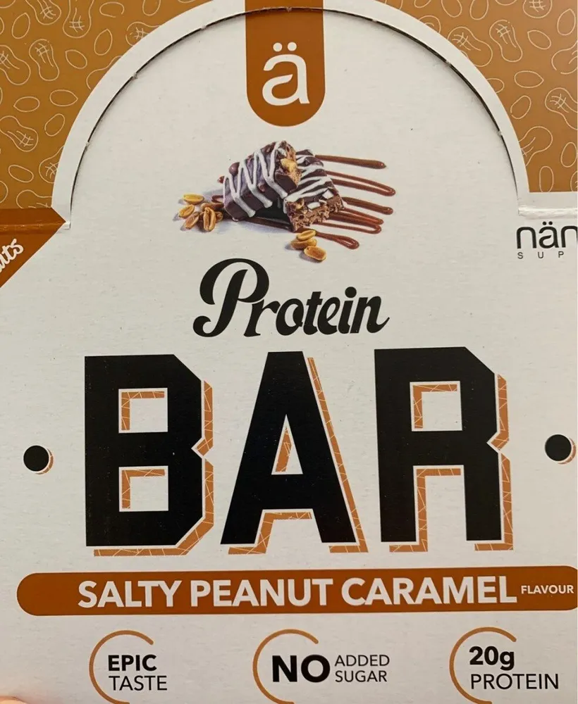 Protein bar salty peanut caramel