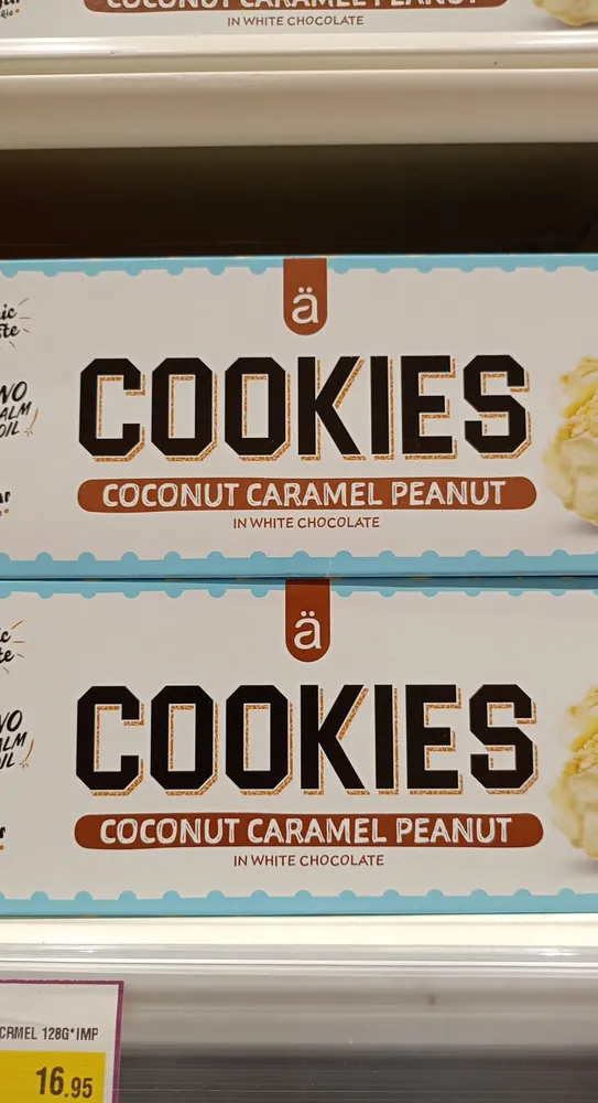 Cookies Coconut Caramel Peanut in White Chocolate
