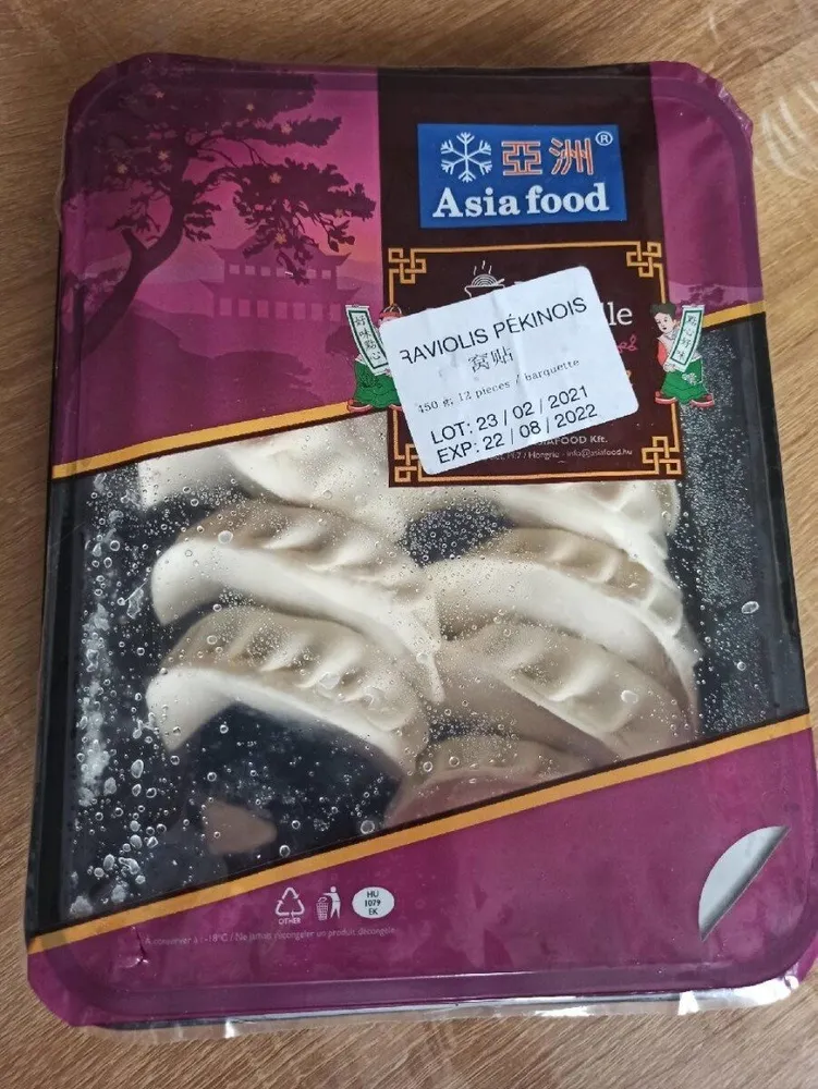 Raviolis Pékinois Surgelées